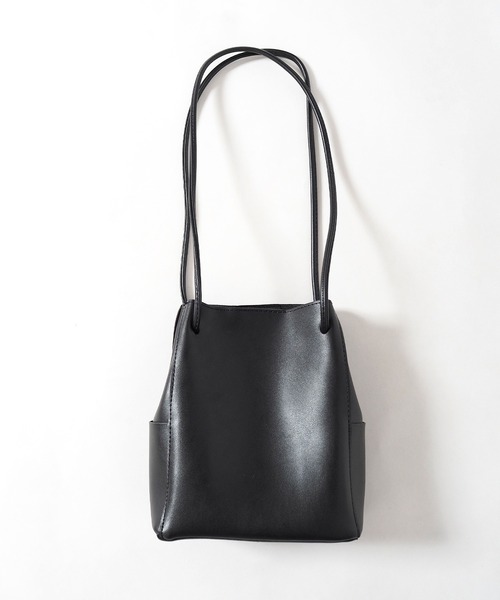 Crisp yours（クリスプユアーズ）の「【WEB限定】ポーチセットスクエアバッグ（ショルダーバッグ・レディース・ブラック/ベージュ/ブラウン・FREE）」の22枚目の写真