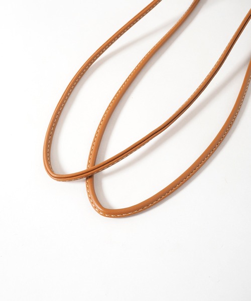 Crisp yours（クリスプユアーズ）の「【WEB限定】ポーチセットスクエアバッグ（ショルダーバッグ・レディース・ブラック/ベージュ/ブラウン・FREE）」の15枚目の写真