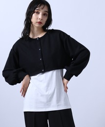 HARE | 2Pウラケショートカーディガン＊タンクトップ(HARE)(カーディガン/ボレロ)