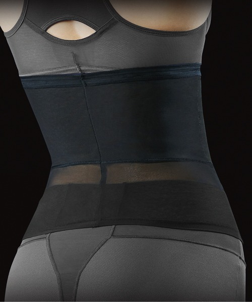 Lingerie by GeeRA（ランジェリーバイジーラ）の「＜ライザップ＞ウエストシェイパー（その他アンダーウェア/インナー・レディース・ブラック・LARGE/MEDIUM）」の2枚目の写真