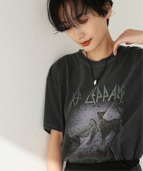 JOURNAL STANDARD（ジャーナルスタンダード）の「ロックTEE（Tシャツ/カットソー・レディース・ブラック/ブラックミックス/ブラック系その他・FREE）」の2枚目の写真