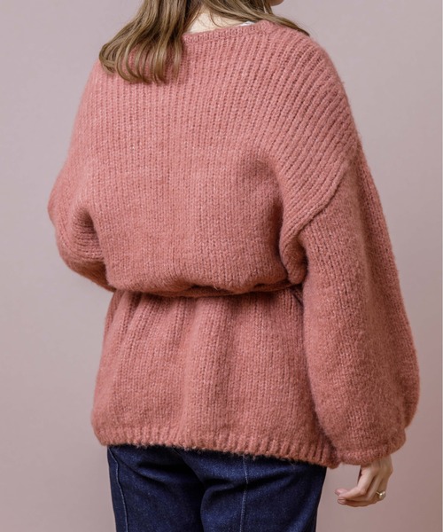 flower（フラワー）の「テンダネスカーディガン（カーディガン/ボレロ・レディース・ホワイト/ブラウン/ピンク・FREE）」の10枚目の写真