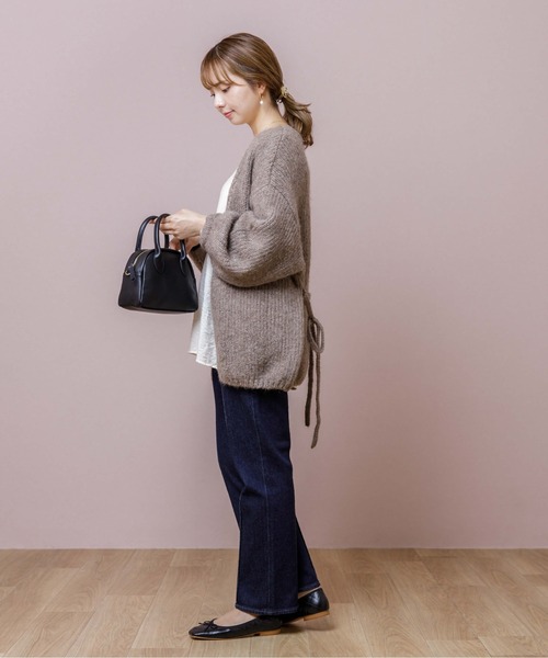 flower（フラワー）の「テンダネスカーディガン（カーディガン/ボレロ・レディース・ホワイト/ブラウン/ピンク・FREE）」の15枚目の写真