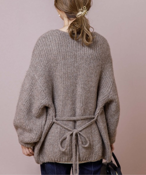 flower（フラワー）の「テンダネスカーディガン（カーディガン/ボレロ・レディース・ホワイト/ブラウン/ピンク・FREE）」の16枚目の写真