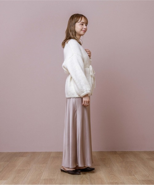 flower（フラワー）の「テンダネスカーディガン（カーディガン/ボレロ・レディース・ホワイト/ブラウン/ピンク・FREE）」の12枚目の写真