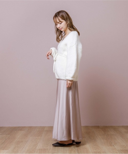 flower（フラワー）の「テンダネスカーディガン（カーディガン/ボレロ・レディース・ホワイト/ブラウン/ピンク・FREE）」の18枚目の写真