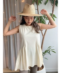 TRUNC | Flare Cut Peplum Tops(Tシャツ/カットソー)