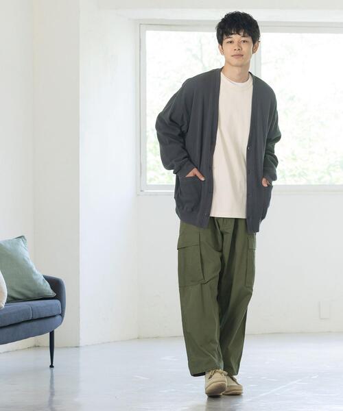 coen（コーエン）の「ワッフルリラックスカーディガン（カーディガン/ボレロ・メンズ・ブラック/ライトブルー・LARGE/SMALL/X-LARGE/MEDIUM）」の19枚目の写真