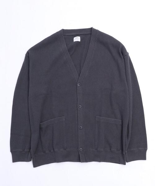 coen（コーエン）の「ワッフルリラックスカーディガン（カーディガン/ボレロ・メンズ・ブラック/ライトブルー・LARGE/SMALL/X-LARGE/MEDIUM）」の13枚目の写真