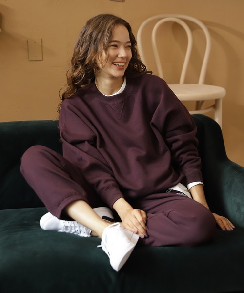 niko and...(ニコアンド)の「裏毛プリントジョガーパンツ(スウェットパンツ・レディース・ライトグレー/ベージュ/オフホワイト/グリーン/ボルドー・MEDIUM/LARGE)」の12枚目の写真