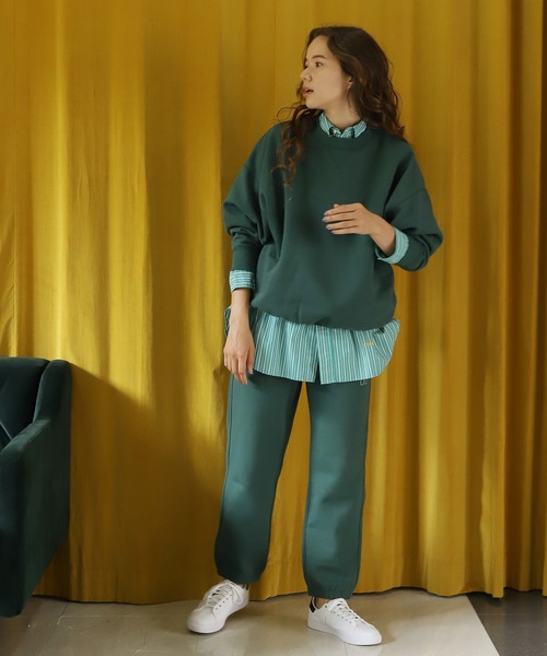 niko and...(ニコアンド)の「裏毛プリントジョガーパンツ(スウェットパンツ・レディース・ライトグレー/ベージュ/オフホワイト/グリーン/ボルドー・MEDIUM/LARGE)」の10枚目の写真