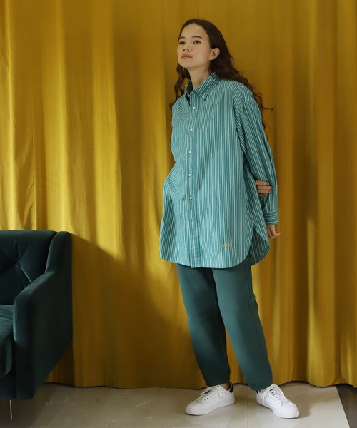 niko and...(ニコアンド)の「裏毛プリントジョガーパンツ(スウェットパンツ・レディース・ライトグレー/ベージュ/オフホワイト/グリーン/ボルドー・MEDIUM/LARGE)」の11枚目の写真