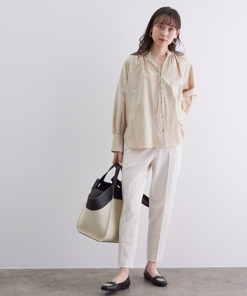 VIS（ビス）の「長袖ブラウス（シャツ/ブラウス・レディース・オフホワイト・FREE）」の10枚目の写真