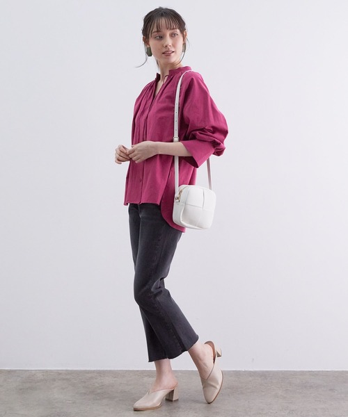 VIS（ビス）の「長袖ブラウス（シャツ/ブラウス・レディース・オフホワイト・FREE）」の12枚目の写真