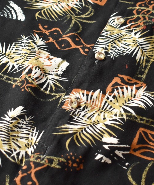 VINTAGE(ヴィンテージ)の「【ヴィンテージ古着】SUN CASUALS 総柄 アロハシャツ(シャツ/ブラウス・メンズ・ブラック・MEDIUM)」の5枚目の写真