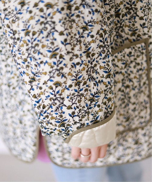 SLOBE citron.（スローブシトロン）の「SLOBE citron. リバーシブルキルティングブルゾン◆（ブルゾン・レディース・ブラウン/イエロー・FREE）」の9枚目の写真