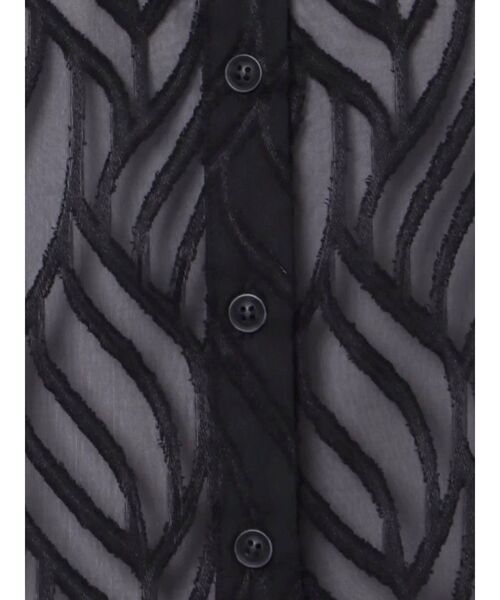 EMODA（エモダ）の「アームカーブスタンドシャツ（シャツ/ブラウス・レディース・ブラック/アイボリー/その他・FREE）」の22枚目の写真