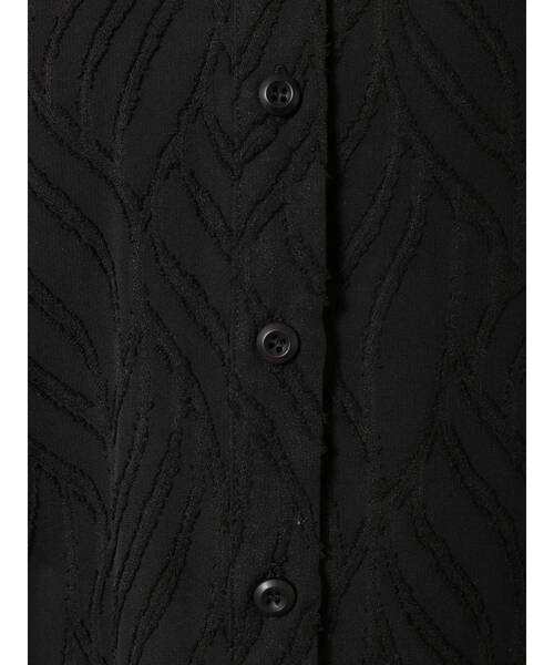 EMODA（エモダ）の「アームカーブスタンドシャツ（シャツ/ブラウス・レディース・ブラック/アイボリー/その他・FREE）」の15枚目の写真