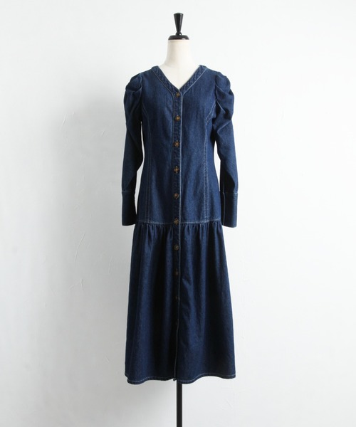 マーメイドデニムワンピース（ワンピース）｜&. NOSTALGIA