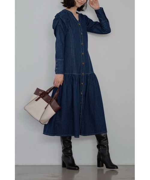 マーメイドデニムワンピース（ワンピース）｜&. NOSTALGIA