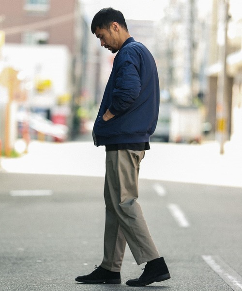 URBAN RESEARCH Sonny Label（アーバンリサーチサニーレーベル）の「ワイドテーパードパンツ（チノパンツ・メンズ・カーキ/インディゴブルー/ベージュ系その他・MEDIUM/LARGE）」の12枚目の写真