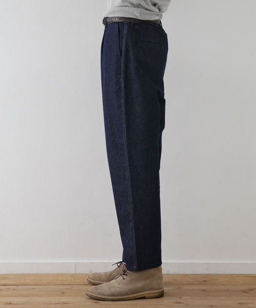 URBAN RESEARCH Sonny Label（アーバンリサーチサニーレーベル）の「ワイドテーパードパンツ（チノパンツ・メンズ・カーキ/インディゴブルー/ベージュ系その他・MEDIUM/LARGE）」の10枚目の写真