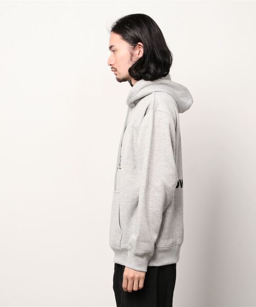 BRANDALISED（ブランダライズド）の「BRANDALISED ブランダライズド FLOWER　BOMBER P/Oパーカー（パーカー・メンズ・ブラック/杢グレー/ホワイト・MEDIUM/LARGE/X-LARGE）」の15枚目の写真