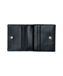 MARY QUANT メタルリップ　ウォレット MARY QUANT マリークワント メタルリップ かぶせ長財布(MARY
