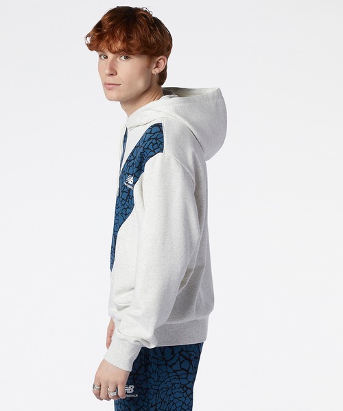 NEW BALANCE（ニューバランス）の「NB Athletics N-rgy フーディー（パーカー・メンズ・グレー系・MEDIUM/XX-LARGE/SMALL/X-LARGE/LARGE）」の5枚目の写真