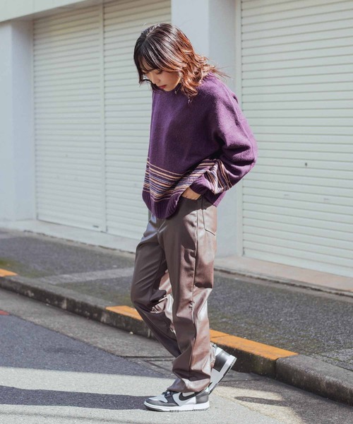 Carhartt(カーハート)の「Carhartt W DILLON SWEATER I029516(ニット/セーター・レディース・ネイビー・LARGE)」の7枚目の写真