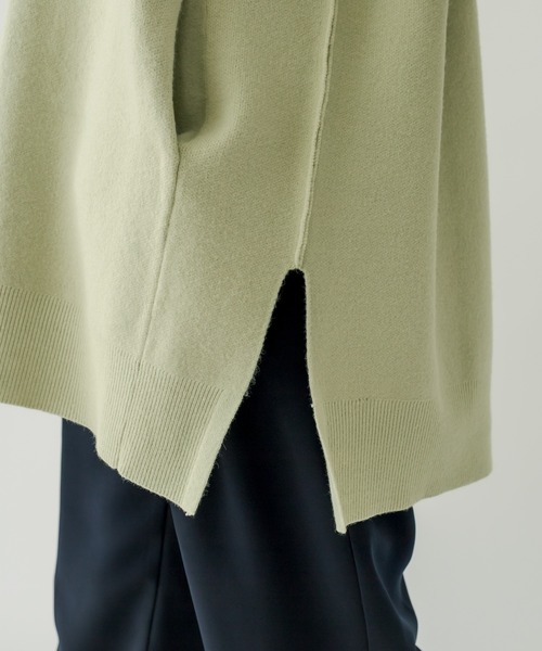 mystic（ミスティック）の「ニットパーカー（パーカー・レディース・チャコールグレー/グリーン/アイボリー・FREE）」の13枚目の写真