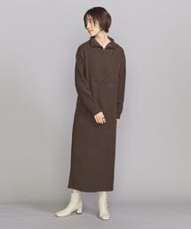 BEAUTY&YOUTH UNITED ARROWS | BY スキッパー リブカットソー マキシワンピース(ワンピース)