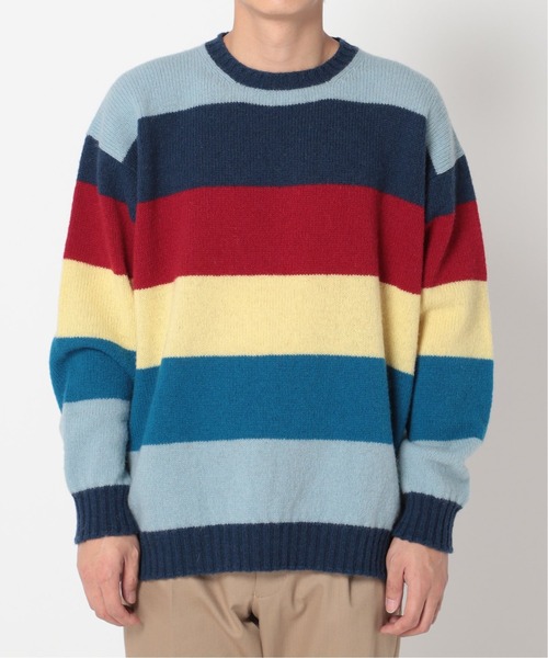 セール】【Jamiesons×JW】別注 Multi Border Wool Knit（ニット