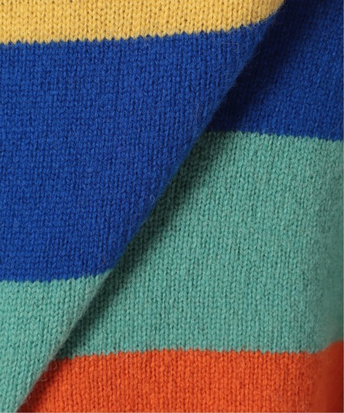 Jamiesons 青ニット jamieson`sジャミーソンズシェットランドクルーネックセーター