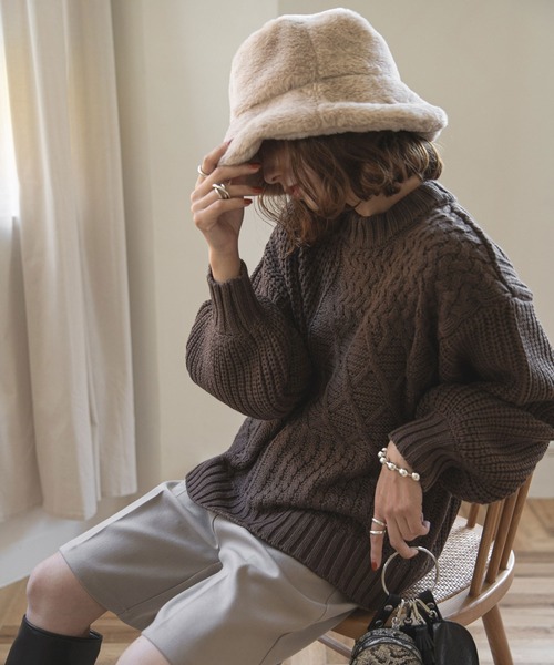 rectangle（レクタングル）の「ファーバケットハット（ハット）」 - WEAR