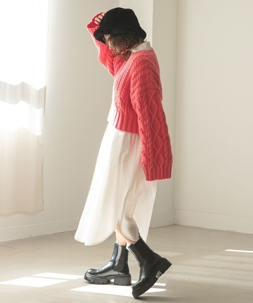 rectangle（レクタングル）の「ファーバケットハット（ハット・レディース・ブラック/ベージュ/アイボリー/ブラウン系・FREE）」の12枚目の写真