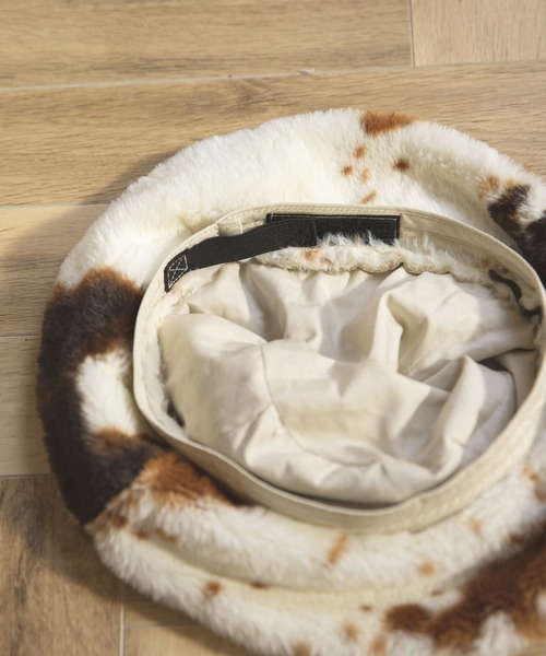 rectangle（レクタングル）の「ファーバケットハット（ハット・レディース・ブラック/ベージュ/アイボリー/ブラウン系・FREE）」の14枚目の写真