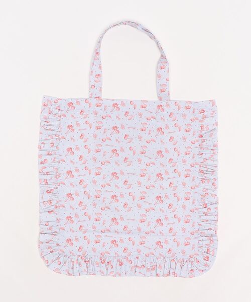 Little sunny bite(リトルサニーバイト)の「【Little Sunny Bite】LSB Logo frill tote bag(ショルダーバッグ・レディース・マルチ/レオパード・FREE)」の10枚目の写真