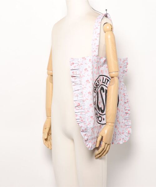 Little sunny bite(リトルサニーバイト)の「【Little Sunny Bite】LSB Logo frill tote bag(ショルダーバッグ・レディース・マルチ/レオパード・FREE)」の6枚目の写真