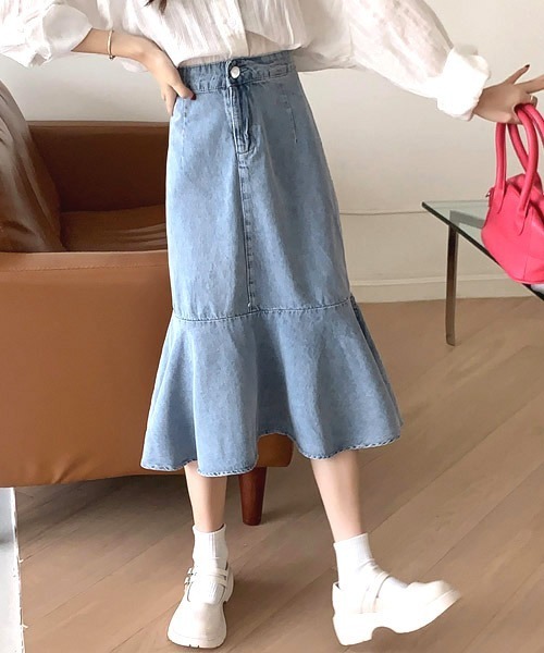 Urge デニム 切り替え マーメイドスカート デニムスカート Urge アージコロン のファッション通販 Zozotown