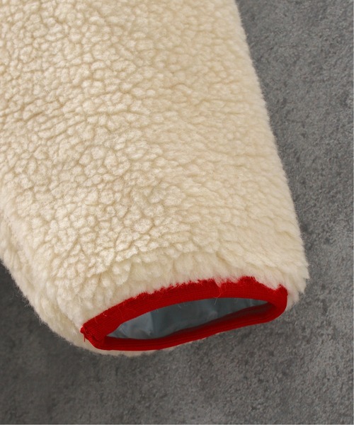 FACETASM（ファセッタズム）の「【FACETASM / ファセッタズム】HIGH-LOW FLEECE ZIPPER JACKET（ブルゾン・メンズ・ホワイト系その他・3）」の2枚目の写真