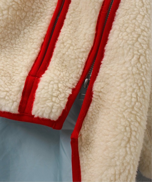 FACETASM（ファセッタズム）の「【FACETASM / ファセッタズム】HIGH-LOW FLEECE ZIPPER JACKET（ブルゾン・メンズ・ホワイト系その他・3）」の12枚目の写真