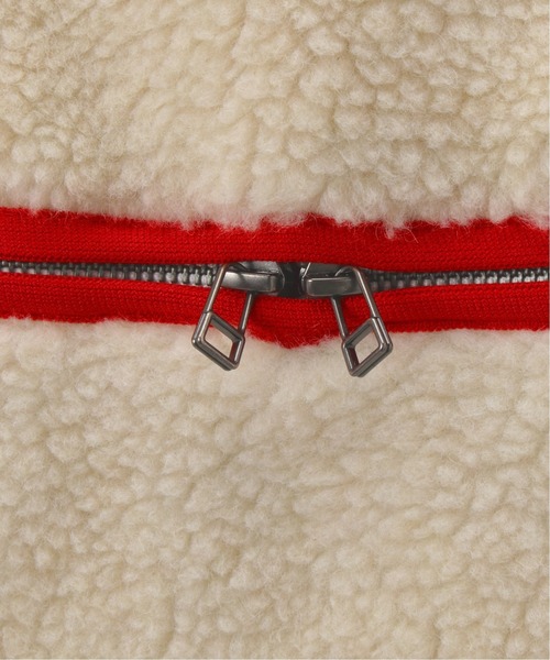 FACETASM（ファセッタズム）の「【FACETASM / ファセッタズム】HIGH-LOW FLEECE ZIPPER JACKET（ブルゾン・メンズ・ホワイト系その他・3）」の9枚目の写真