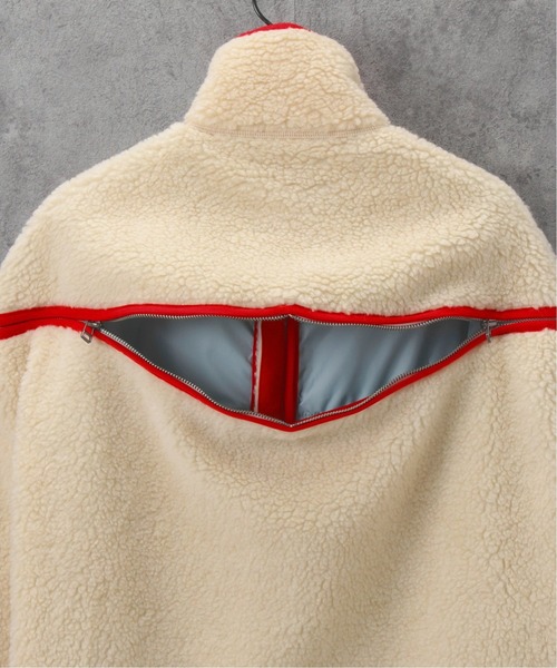 FACETASM（ファセッタズム）の「【FACETASM / ファセッタズム】HIGH-LOW FLEECE ZIPPER JACKET（ブルゾン・メンズ・ホワイト系その他・3）」の6枚目の写真
