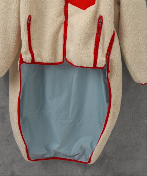 FACETASM（ファセッタズム）の「【FACETASM / ファセッタズム】HIGH-LOW FLEECE ZIPPER JACKET（ブルゾン・メンズ・ホワイト系その他・3）」の3枚目の写真