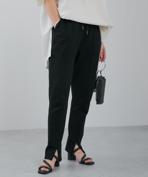 ap retro(アプレトロ)の「【apretro】スウェットジョガーパンツ / スリットジョガーパンツ/ジョグパンツ(スウェットパンツ・レディース・アイボリー/オートミール/ブラック/グレイッシュベージュ・FREE)」の20枚目の写真