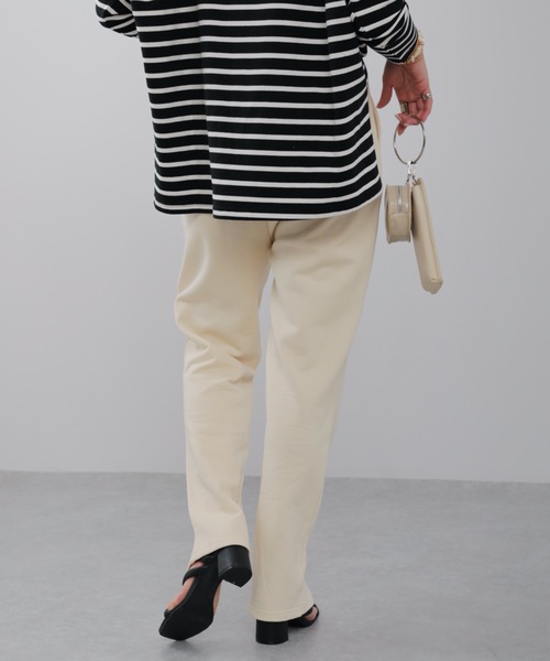 ap retro(アプレトロ)の「【apretro】スウェットジョガーパンツ / スリットジョガーパンツ/ジョグパンツ(スウェットパンツ・レディース・アイボリー/オートミール/ブラック/グレイッシュベージュ・FREE)」の10枚目の写真