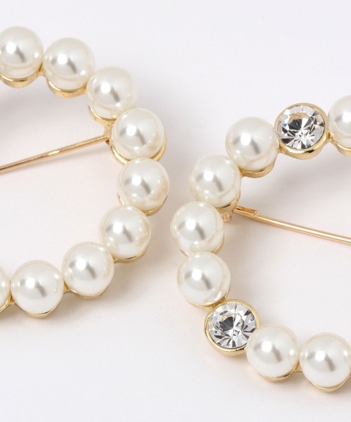 GLOBAL WORK(グローバルワーク)の「パールブローチ/260141(その他小物・レディース・ネイビー/オフホワイト/ホワイト系その他3/ホワイト・FREE)」の8枚目の写真