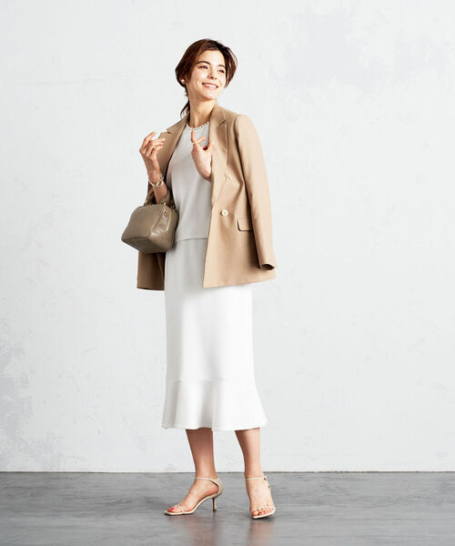 NOLLEY’S（ノーリーズ）の「◇【WEB限定】パール付きダンボールブラウス（シャツ/ブラウス・レディース・ブラック/ネイビー/オフホワイト・FREE）」の14枚目の写真