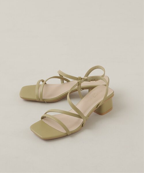 frames RAY CASSIN（フレームスレイカズン）の「スクエアトゥスムースサンダル（サンダル・レディース・ベージュ/ブラック/グリーン・X-LARGE/LARGE/SMALL/MEDIUM）」の7枚目の写真